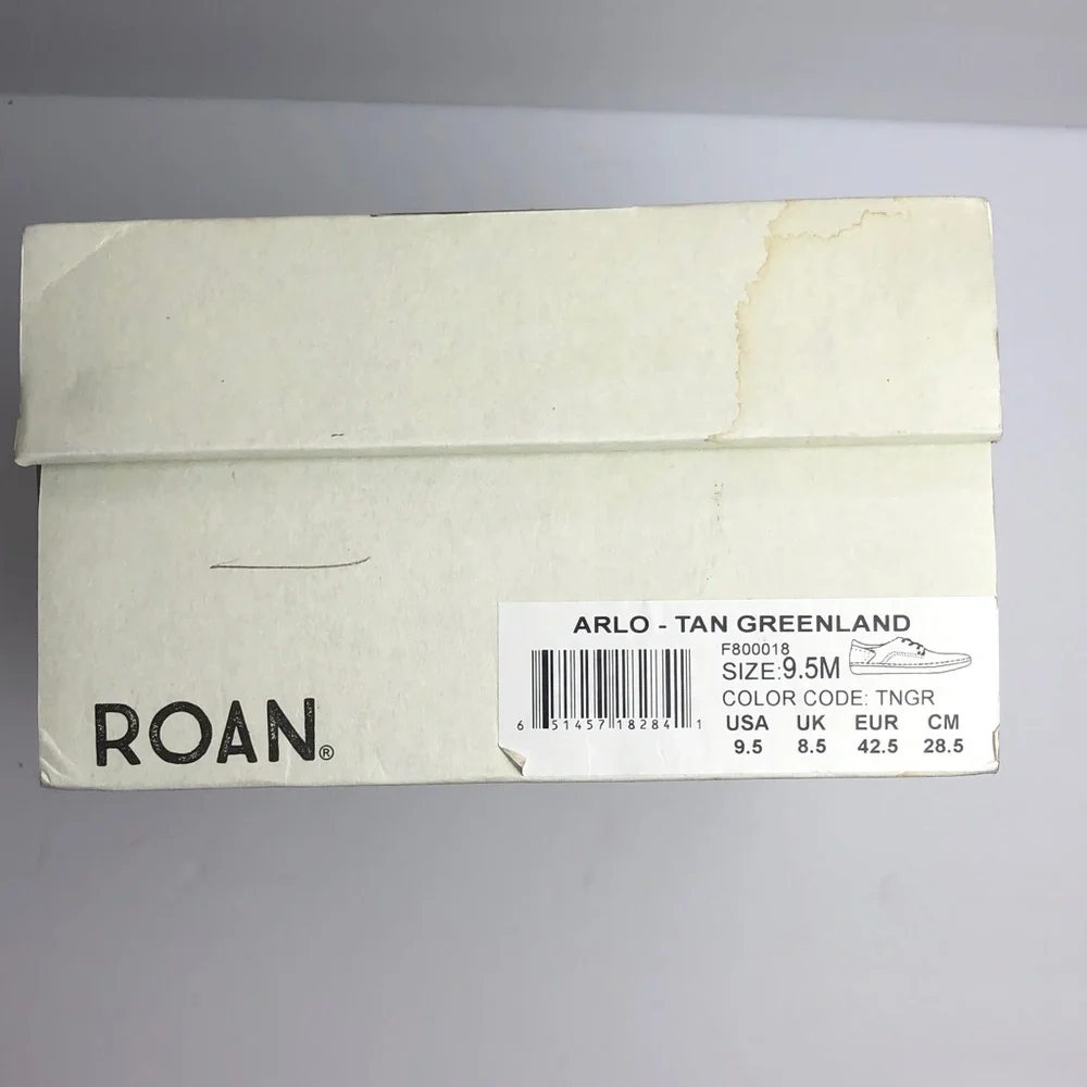 Roan by BedStu Arlo shoes size 9.5 Tan Greenland Brown Leather Oxfords